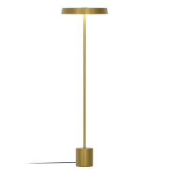 Sisustusvalaisimet^Design by Gru00f6nlund Design by Grönlund lattiavalaisin Kimber messinki