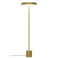 Sisustusvalaisimet^Design by Gru00f6nlund Design by Grönlund lattiavalaisin Kimber messinki