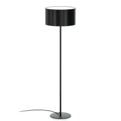 Sisustusvalaisimet^Design by Gru00f6nlund Design by Grönlund lattiavalaisin Austin kangasvarjostimella