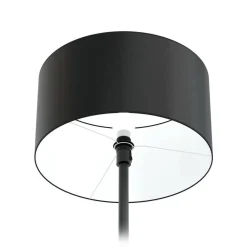 Sisustusvalaisimet^Design by Gru00f6nlund Design by Grönlund lattiavalaisin Austin kangasvarjostimella