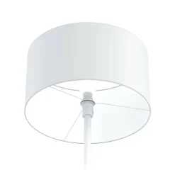 Sisustusvalaisimet^Design by Gru00f6nlund Design by Grönlund lattiavalaisin Austin kangasvarjostimella