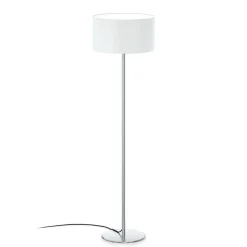 Sisustusvalaisimet^Design by Gru00f6nlund Design by Grönlund lattiavalaisin Austin kangasvarjostimella