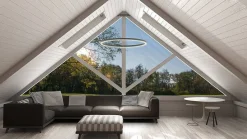 Sisustusvalaisimet^Design by Gru00f6nlund Design by Grönlund Layer 80 kattovalaisin valkoinen