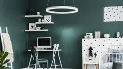 Sisustusvalaisimet^Design by Gru00f6nlund Design by Grönlund Layer 80 kattovalaisin musta