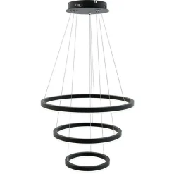 Sisustusvalaisimet^Design by Gru00f6nlund Design by Grönlund Layer 3 Led kattovalaisin musta