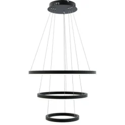 Sisustusvalaisimet^Design by Gru00f6nlund Design by Grönlund Layer 3 Led kattovalaisin musta