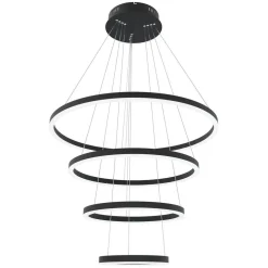 Sisustusvalaisimet^Design by Gru00f6nlund Design by Grönlund LED-kattovalaisin Layer 4 musta