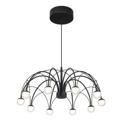 Sisustusvalaisimet^Design by Gru00f6nlund Design by Grönlund LED-kattovalaisin Parasol 65 messinki