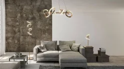 Sisustusvalaisimet^Design by Gru00f6nlund Design by Grönlund Marry Me lattiavalaisin 155 cm messinki