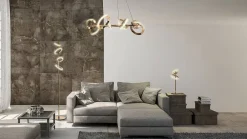 Sisustusvalaisimet^Design by Gru00f6nlund Design by Grönlund Marry Me kattovalaisin Ø75 cm messinki