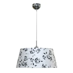 Sisustusvalaisimet^Design by Gru00f6nlund Design by Grönlund Nizza kattovalaisin musta ornamentti