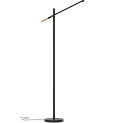 Sisustusvalaisimet^Design by Gru00f6nlund Design by Grönlund Piano lattiavalaisin musta