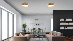 Sisustusvalaisimet^Design by Gru00f6nlund Design by Grönlund plafondi Oak Ø50 cm