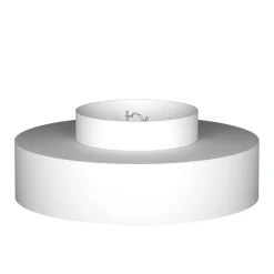 Sisustusvalaisimet^Design by Gru00f6nlund Design by Grönlund plafondi Flyer Ø50 cm valkoinen