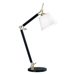 Sisustusvalaisimet^Design by Gru00f6nlund Design by Grönlund pöytävalaisin Visual kangasvarjostimella