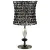Sisustusvalaisimet^Design by Gru00f6nlund Design by Grönlund pöytävalaisin Black Rose kromi/kirkas/mus