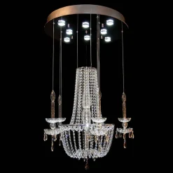 Sisustusvalaisimet^Design by Gru00f6nlund Design by Grönlund Queen Crystal kattovalaisin