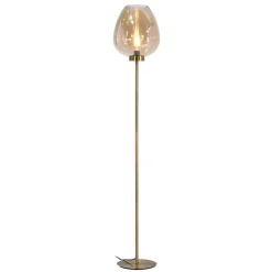 Sisustusvalaisimet^Design by Gru00f6nlund Design by Grönlund Torch lattiavalaisin messinki