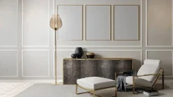 Sisustusvalaisimet^Design by Gru00f6nlund Design by Grönlund Torch lattiavalaisin messinki