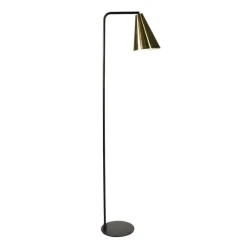 Sisustusvalaisimet^Design by Gru00f6nlund Design by Grönlund Vigo lattiavalaisin messinki