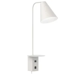 Sisustusvalaisimet^Design by Gru00f6nlund Design by Grönlund Vigo USB seinävalaisin valkoinen