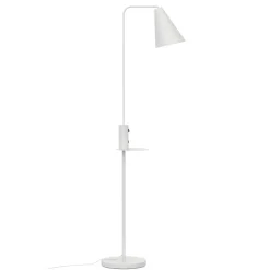 Sisustusvalaisimet^Design by Gru00f6nlund Design by Grönlund Vigo USB lattiavalaisin valkoinen