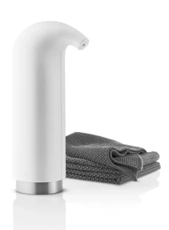 Kylpyhuonetarvikkeet^Eva Solo saippua-annostelija mattavalkoinen