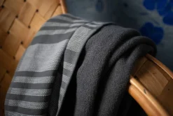 Kylpyhuone- Ja Saunatekstiilit|Kylpyhuone- Ja Saunatekstiilit^Familon Hamam kylpypyyhe harmaa 90x180