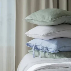 Vuodetekstiilit^Familon Pellava pussilakanasetti 150x200/50x60 cm taivas