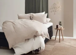 Vuodetekstiilit^Familon Pellava pussilakanasetti greige 150x200/50x60