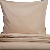 Vuodetekstiilit^Familon Percale pussilakanasetti hiekka 150x210/55x65