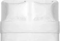 Vuodetekstiilit^Familon Percale pussilakanasetti tupla valkoinen 230x220/2x55x65