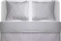 Vuodetekstiilit^Familon Percale pussilakanasetti tupla harmaa 230x220/2x55x65