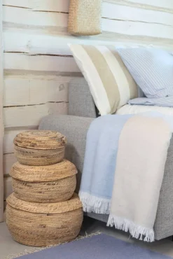 Säilytyskorit Ja Laatikot|Ruoansäilytys Ja Järjestys^Fanni K Home kori Tyyni kannella 40 cm