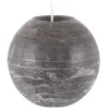 Kynttilät Ja Huonetuoksut^Fanni K Home pallokynttilä Rustiikki 12 cm harmaa