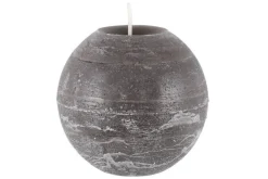 Kynttilät Ja Huonetuoksut^Fanni K Home pallokynttilä Rustiikki 12 cm harmaa