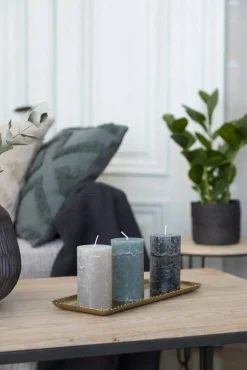 Kynttilät Ja Huonetuoksut^Fanni K Home pöytäkynttilä Rustiikki 6,8x12 cm agaven vihreä