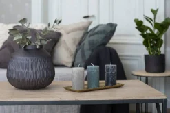 Kynttilät Ja Huonetuoksut^Fanni K Home pöytäkynttilä Rustiikki 6,8x12 cm agaven vihreä