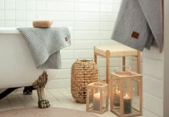 Kynttilät Ja Huonetuoksut^Fanni K Home pöytäkynttilä Rustiikki 6,8x12 cm harmaa