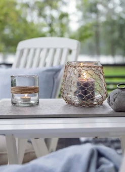 Kynttilät Ja Huonetuoksut^Fanni K Home pöytäkynttilä Rustiikki 6,8x12 cm yönsininen