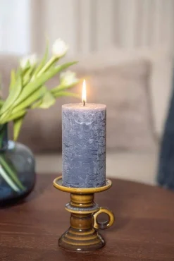 Kynttilät Ja Huonetuoksut^Fanni K Home pöytäkynttilä Rustiikki 6,8x12 cm yönsininen