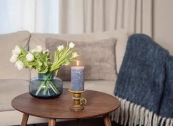 Kynttilät Ja Huonetuoksut^Fanni K Home pöytäkynttilä Rustiikki 6,8x12 cm yönsininen