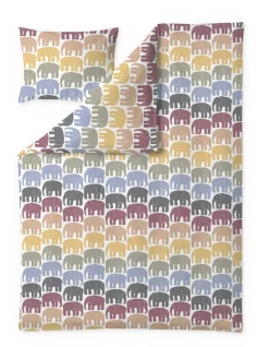 Vuodetekstiilit^Finlayson pussilakanasetti Elefantti 150x210+50x60 cm multi/