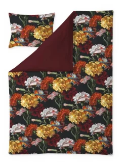 Vuodetekstiilit^Finlayson satiinipussilakanasetti Kukkia 150x210+50x60