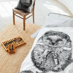 Lastenhuone|Vuodetekstiilit^Finlayson vauvan pussilakanasetti Siili 85x125+40x60 cm mu/va