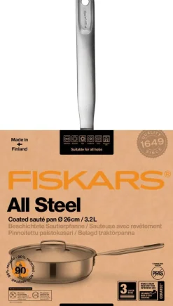 Paistoastiat^Fiskars All Steel paistokasari 26 cm