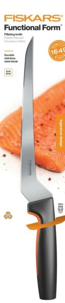 Veitset Ja Leikkuulaudat^Fiskars Functional Form fileointiveitsi 22 cm