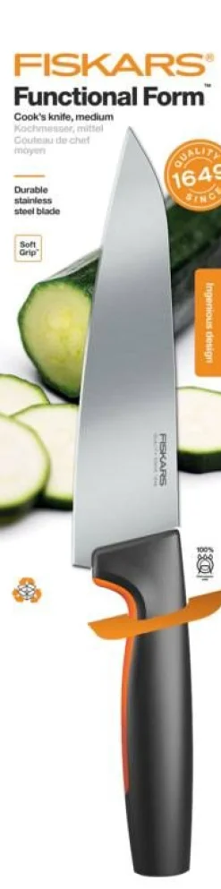 Veitset Ja Leikkuulaudat^Fiskars Functional Form kokinveitsi medium 16 cm