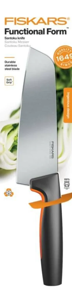 Veitset Ja Leikkuulaudat^Fiskars Functional Form Santoku veitsi 16 cm