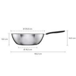 Paistoastiat^Fiskars Functional Form wokkipannu 28 cm